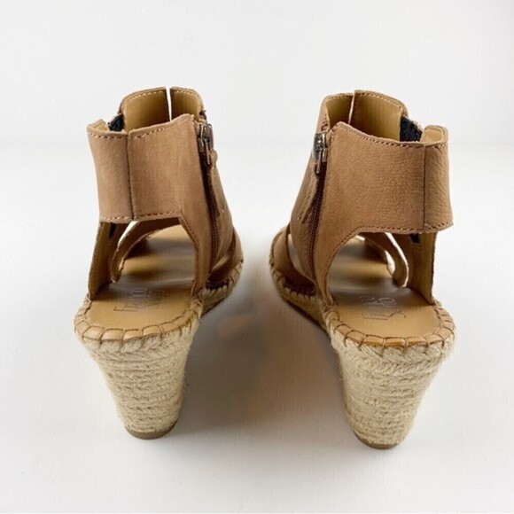 Franco Sarto Brown Nola Espadrille Wedge Sandals Size 9 NEW - Picture 5 of 12